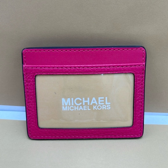 MICHAEL KORS
Large Pebbled Leather Card Holder Case
Electric Pink 
NWT - Picture 8 of 16